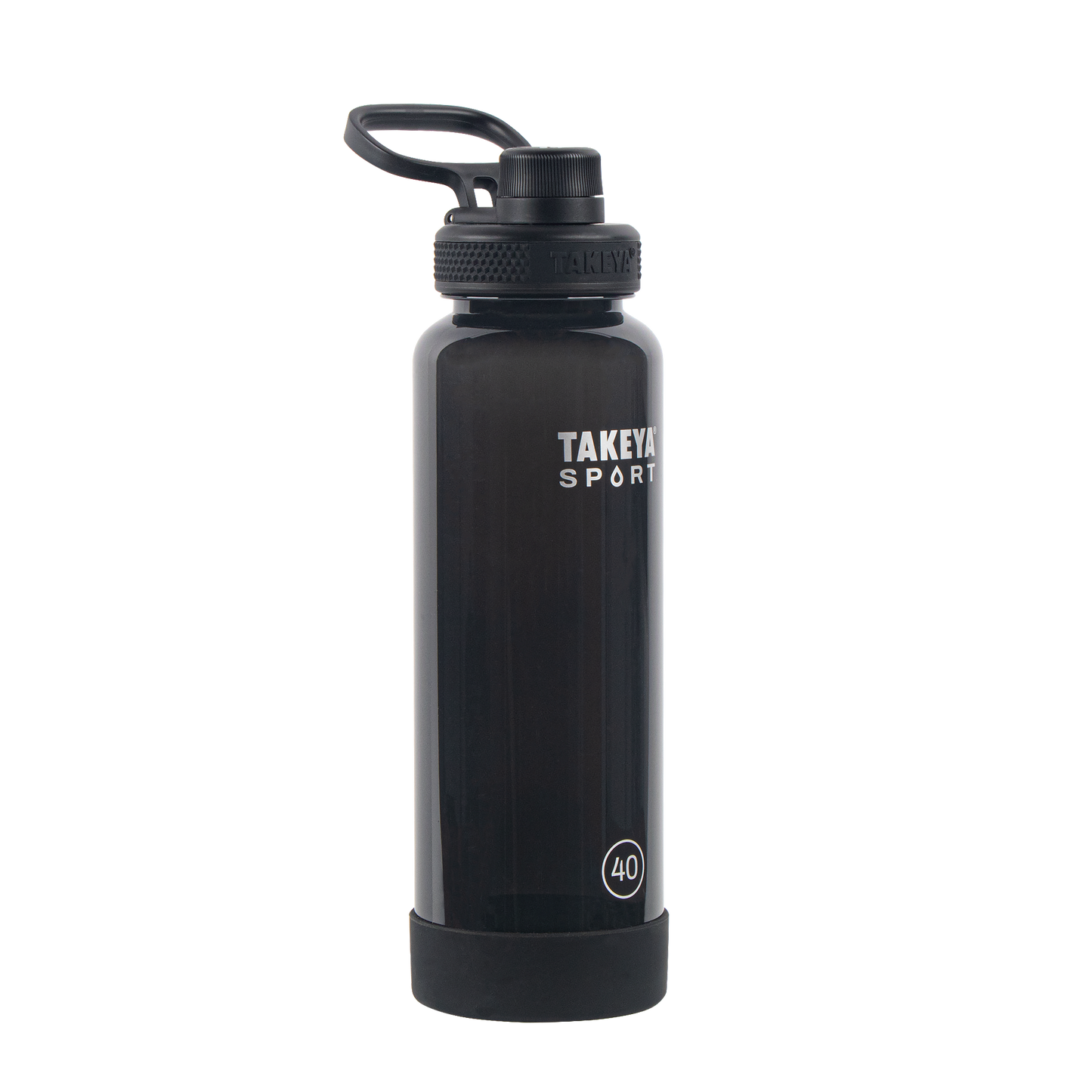 tritan-sport-water-bottle-with-spout-lid-o2 52023-TKS-Tritan-Spout-40-GrandSlamBlack-frontangle.png