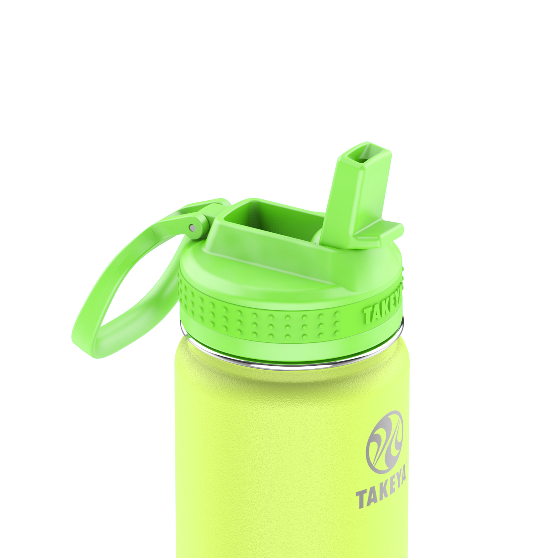 actives-kids-glow-in-the-dark-water-bottle-with-straw-lid-g1 51075-Actives-Kids-Straw-18-GID-LightningGreen-closeup.png
