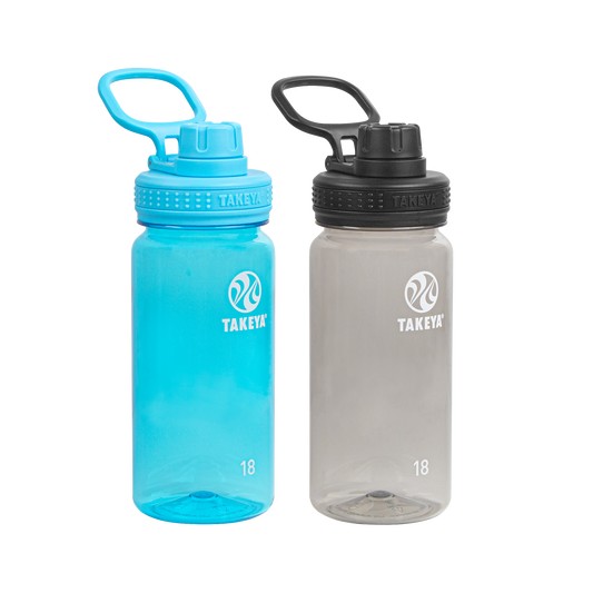 tritan-water-bottle-bundle-with-spout-lid-2-pack-d0 51476-Tritan-Spout-18-2pk-BreezyBlue-StormyBlack-Front_1.png