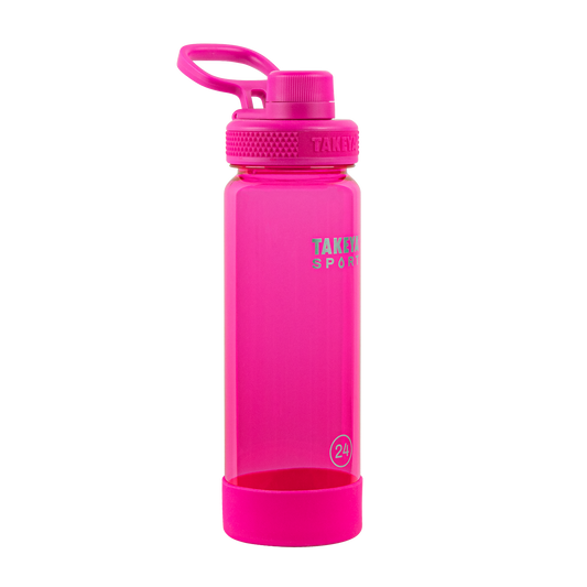 tritan-sport-water-bottle-with-spout-lid-o2 51671-TKS-Tritan-Spout-24-PinkSweep-frontangle.png