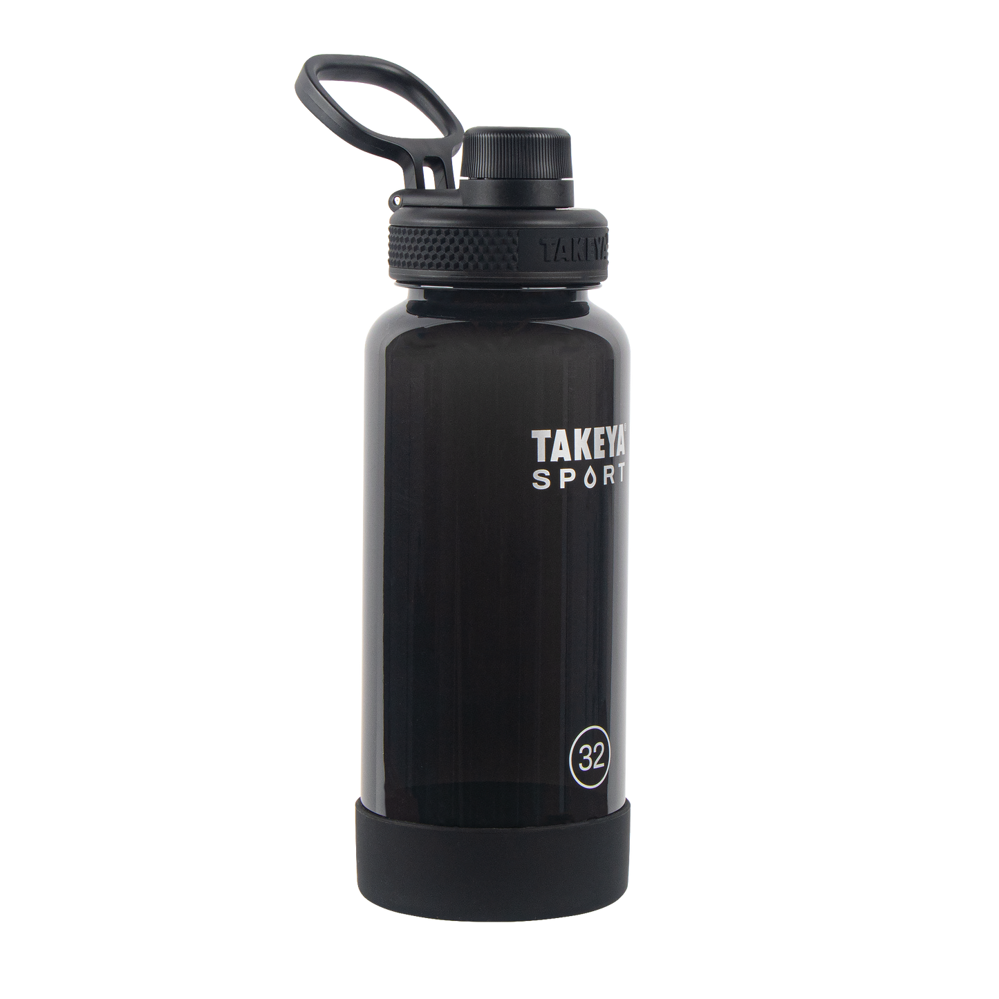 tritan-sport-water-bottle-with-spout-lid-o2 51829-TKS-Tritan-Spout-32-GrandSlamBlack-frontangle.png