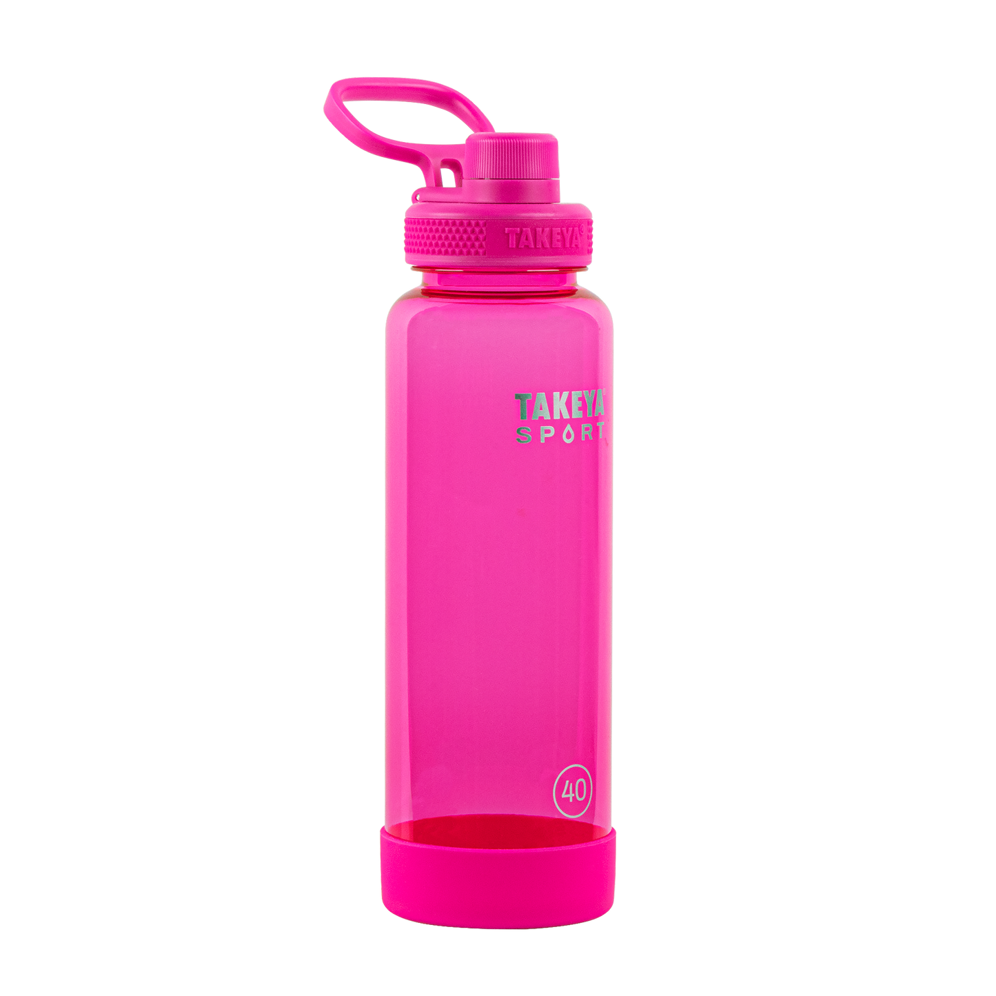 tritan-sport-water-bottle-with-spout-lid-o2 52030-TKS-Tritan-Spout-40-PinkSweep-frontangle.png