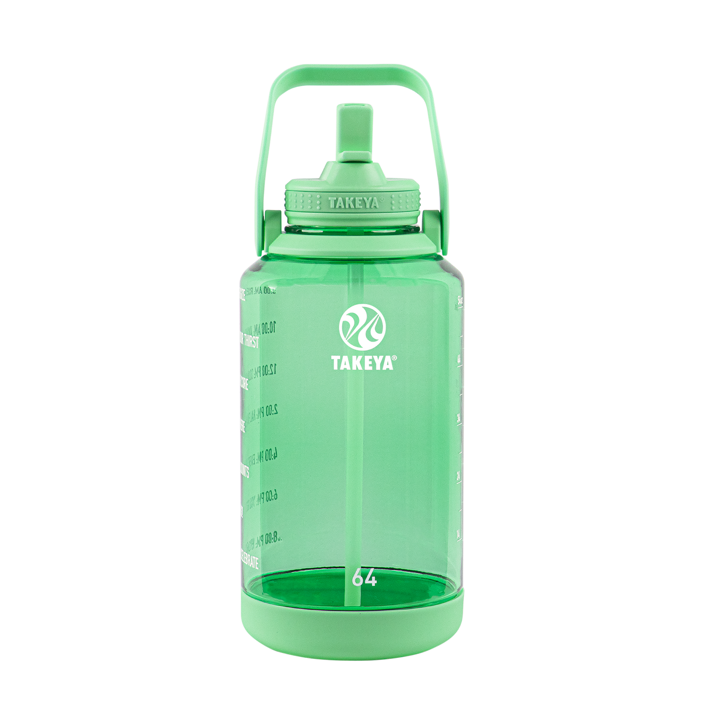 tritan-motivational-water-bottle-with-straw-lid-u7 54101-Tritan-Straw-Motivational-64-PistactioGreen-front.png